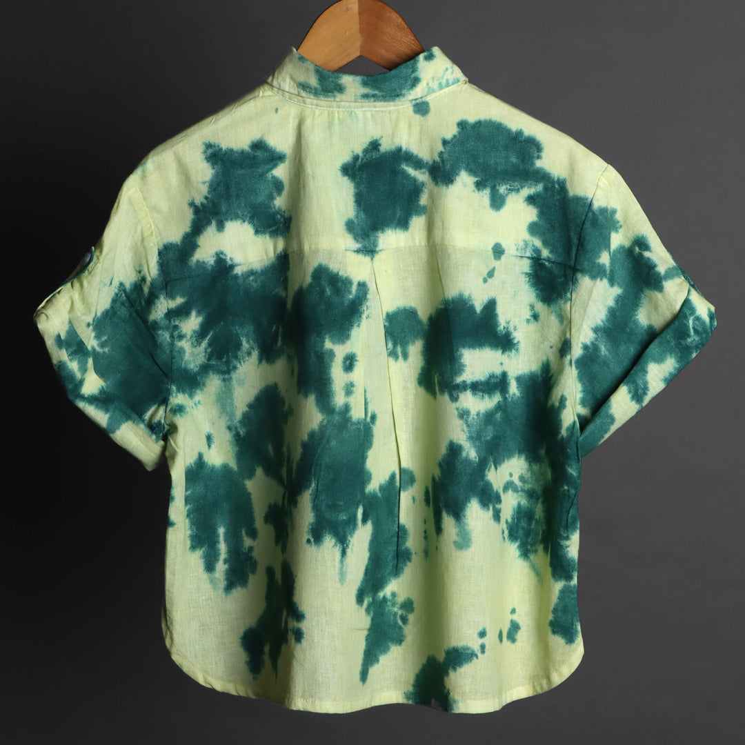 Crop Shirt - RDKLU-TIE & DYE CROP SHIRT#383