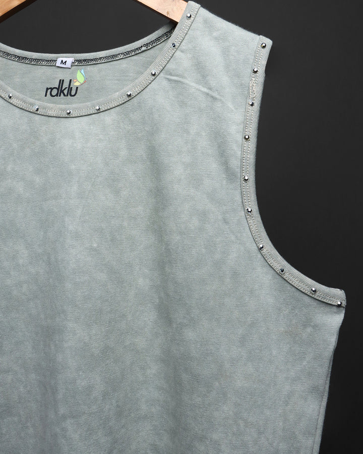 STUDDED WASHED OUT * SANDO#21