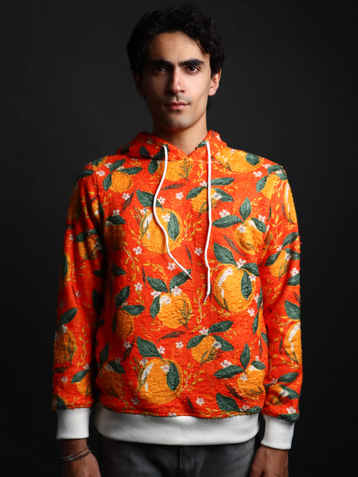 Unisex Printed Fur Hoodie #19
