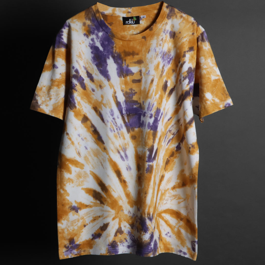 Men Tie And Dyed - RDKLU -Hand Tie & Dye Tee#6