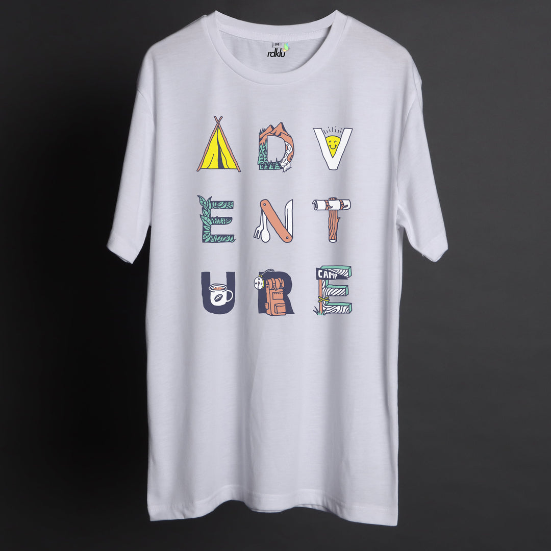 Cotton Printed Tees - Adventure - RDKL Cotton TEE#30