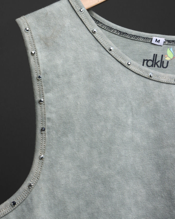 STUDDED WASHED OUT * SANDO#21