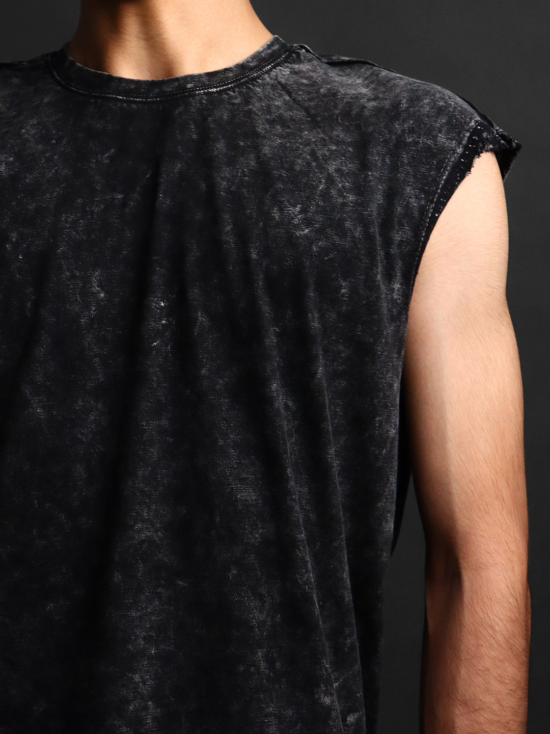 WASHED OUT * SLEEVELESS VEST #17