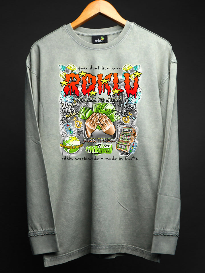 SILVER HAZE * WASHED OUT SWEATSHIRT #5