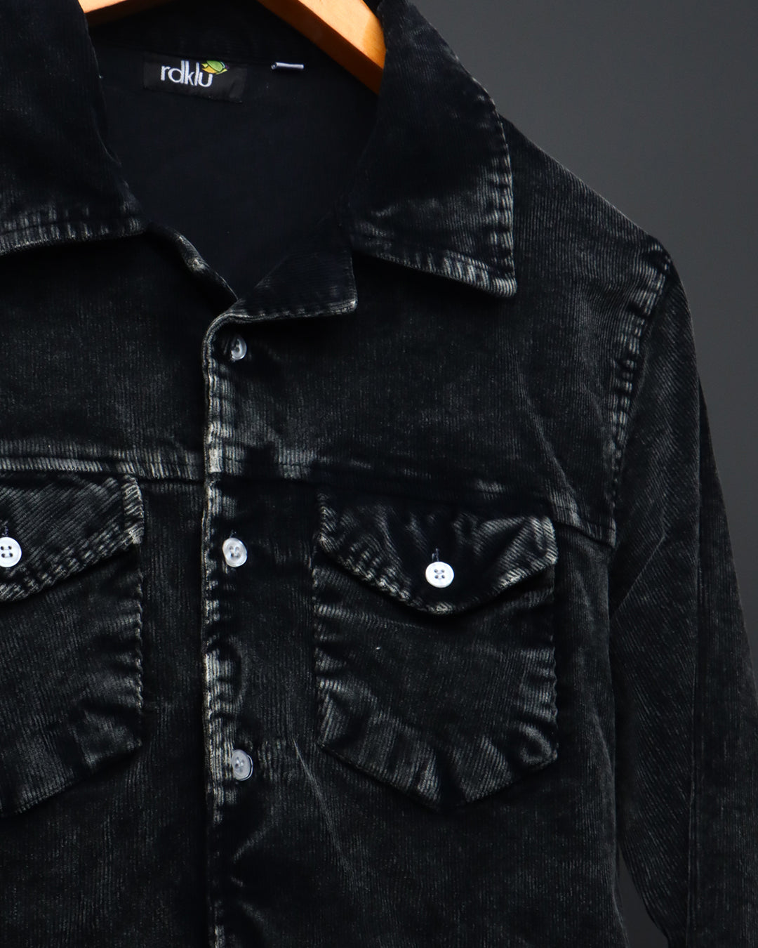 corduroy acid wash Shirt #163