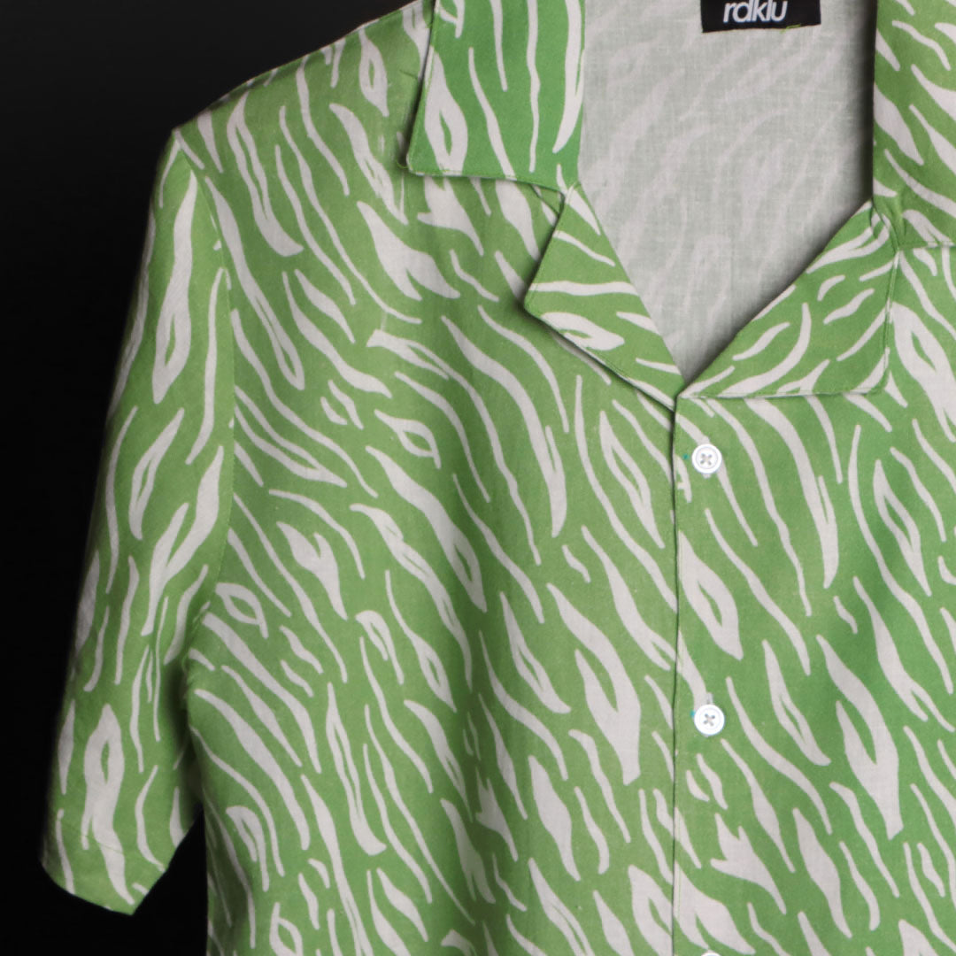 Prints - RDKLU - Cuban Collar Shirt For Men#460