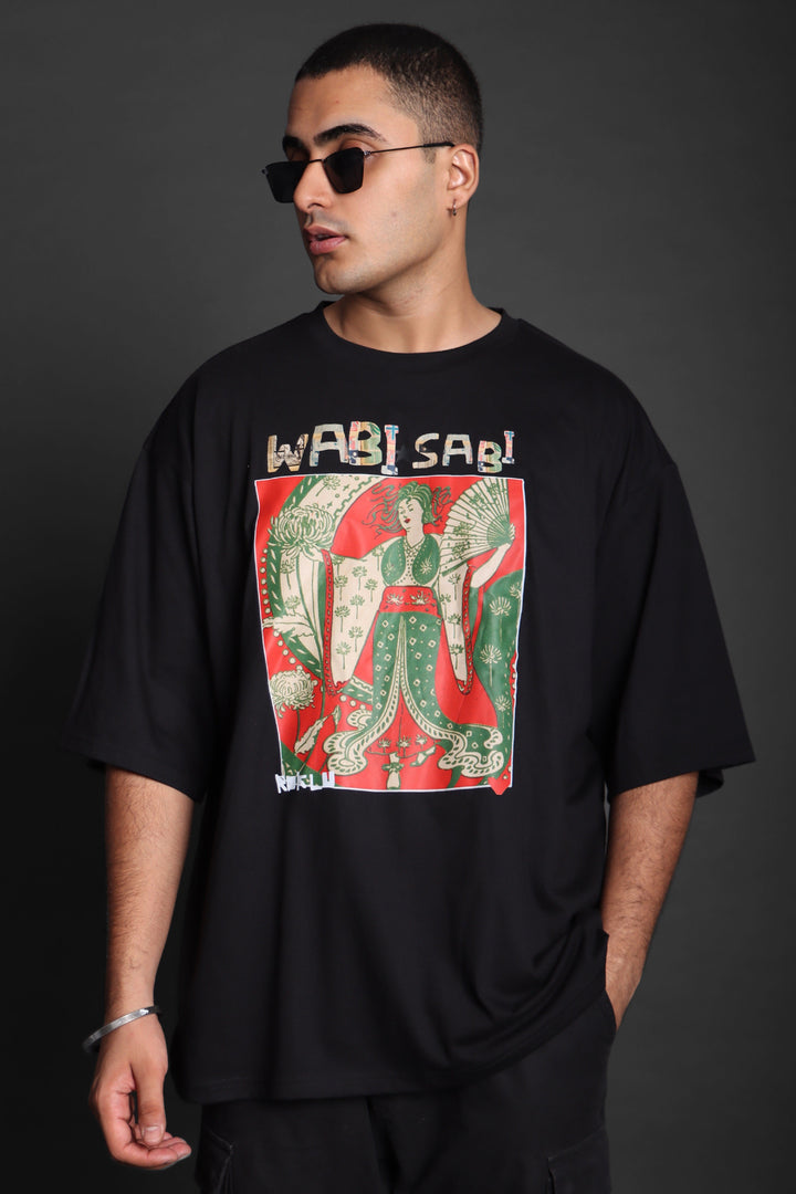 Printed Oversized Tee - WABI*SABI 2.0-MEN'S PRINTED OVER SIZE TEE#23