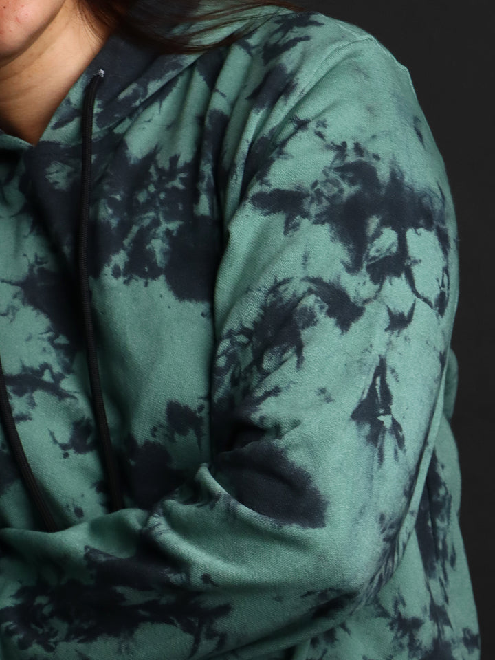 Shadow Leaf * Tie & Dye Unisex Hoodie#14