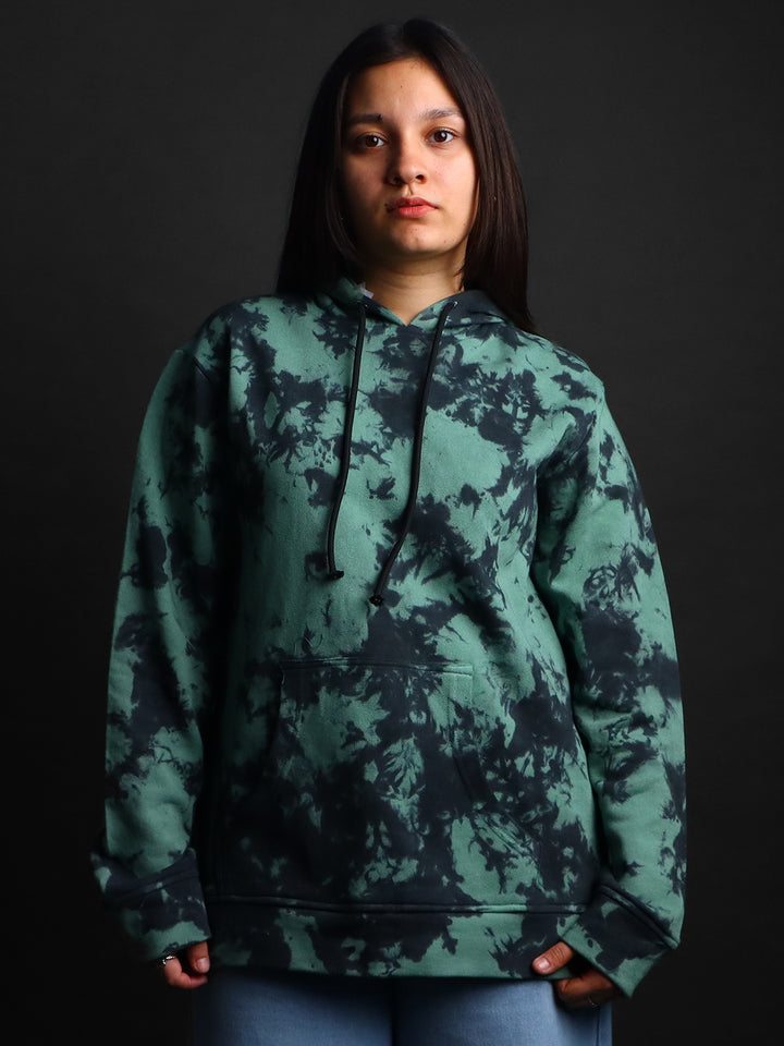 Shadow Leaf * Tie & Dye Unisex Hoodie#14