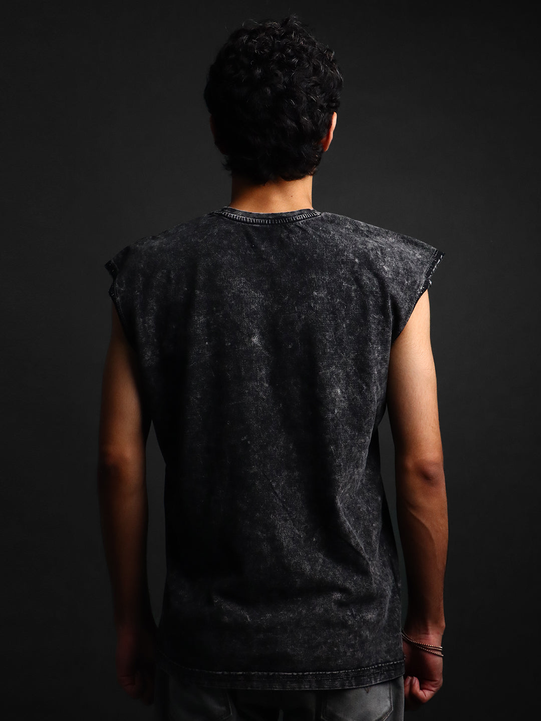 WASHED OUT * SLEEVELESS VEST #17