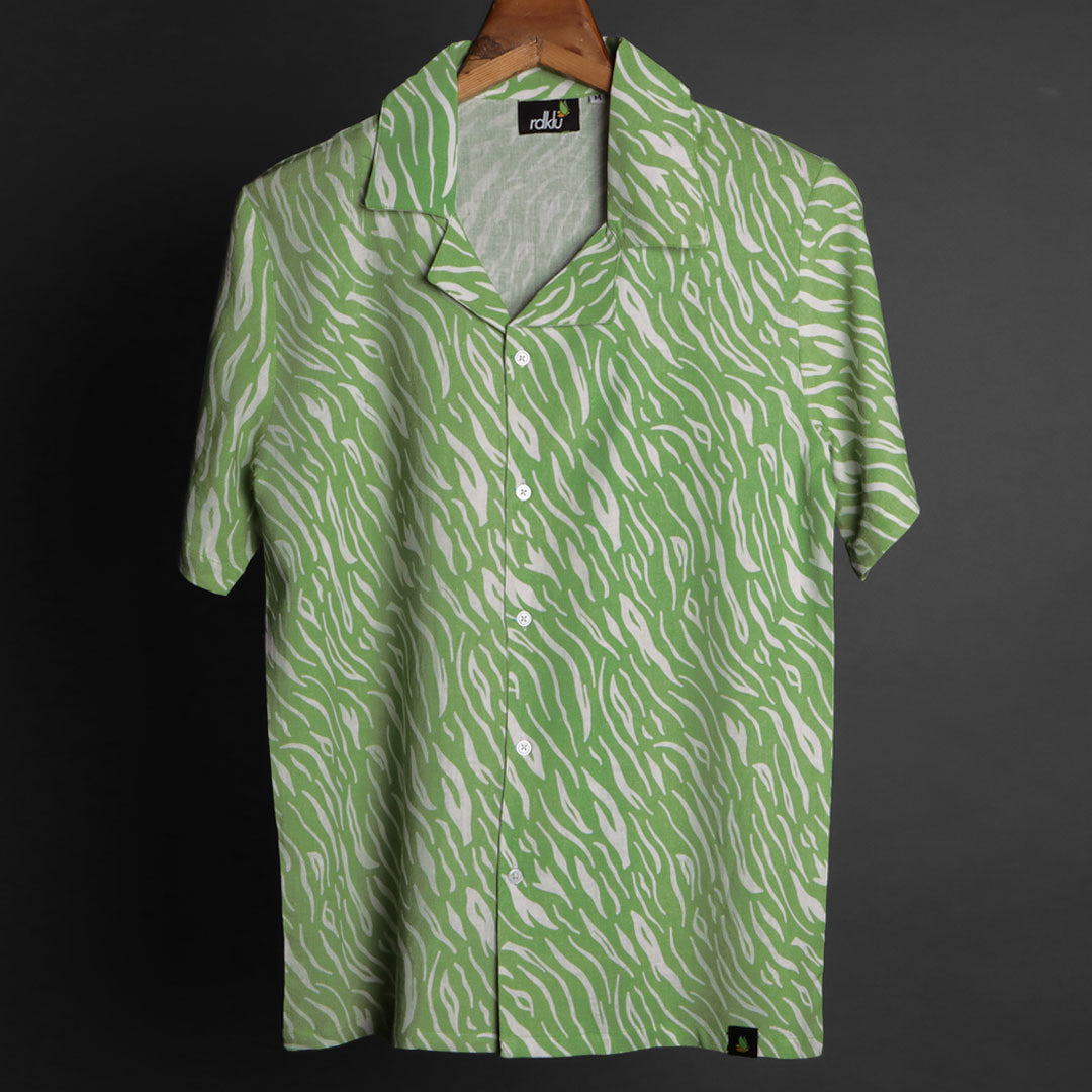 Prints - RDKLU - Cuban Collar Shirt For Men#460