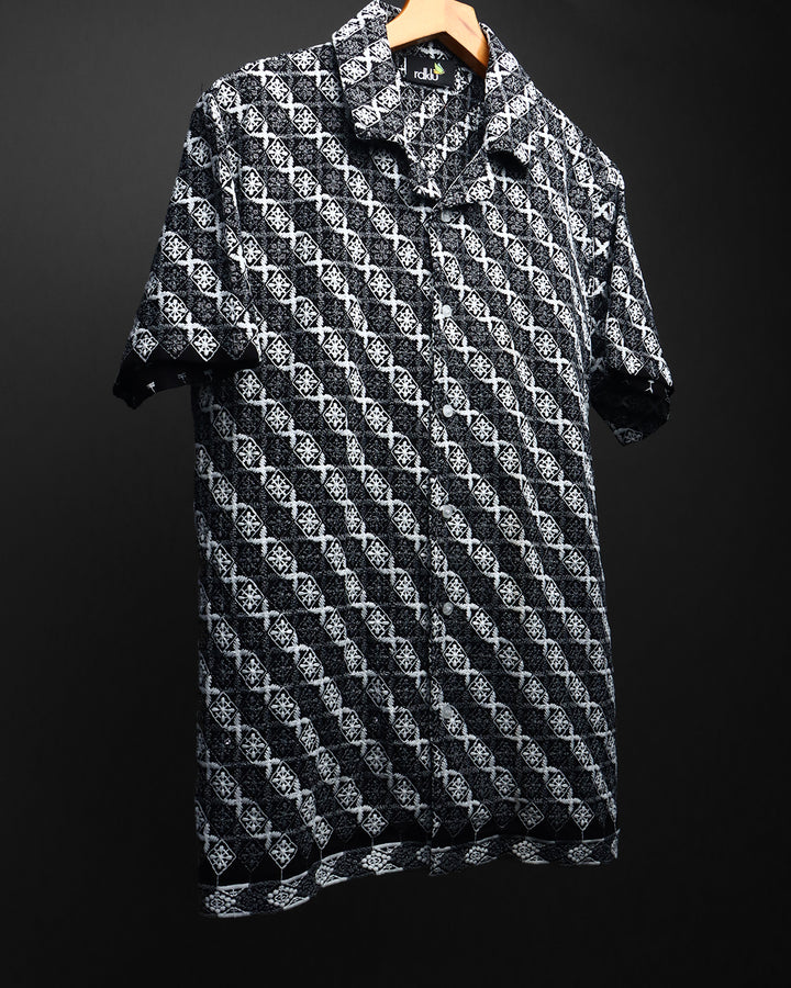 Dark Drift * Jacquard Shirt #162