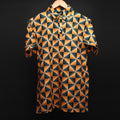 Mens Cotton Printed Polo Tee#20