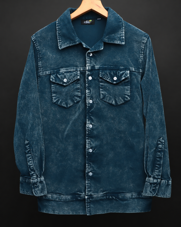 Bluehaven Corduroy acid wash Shirt #168