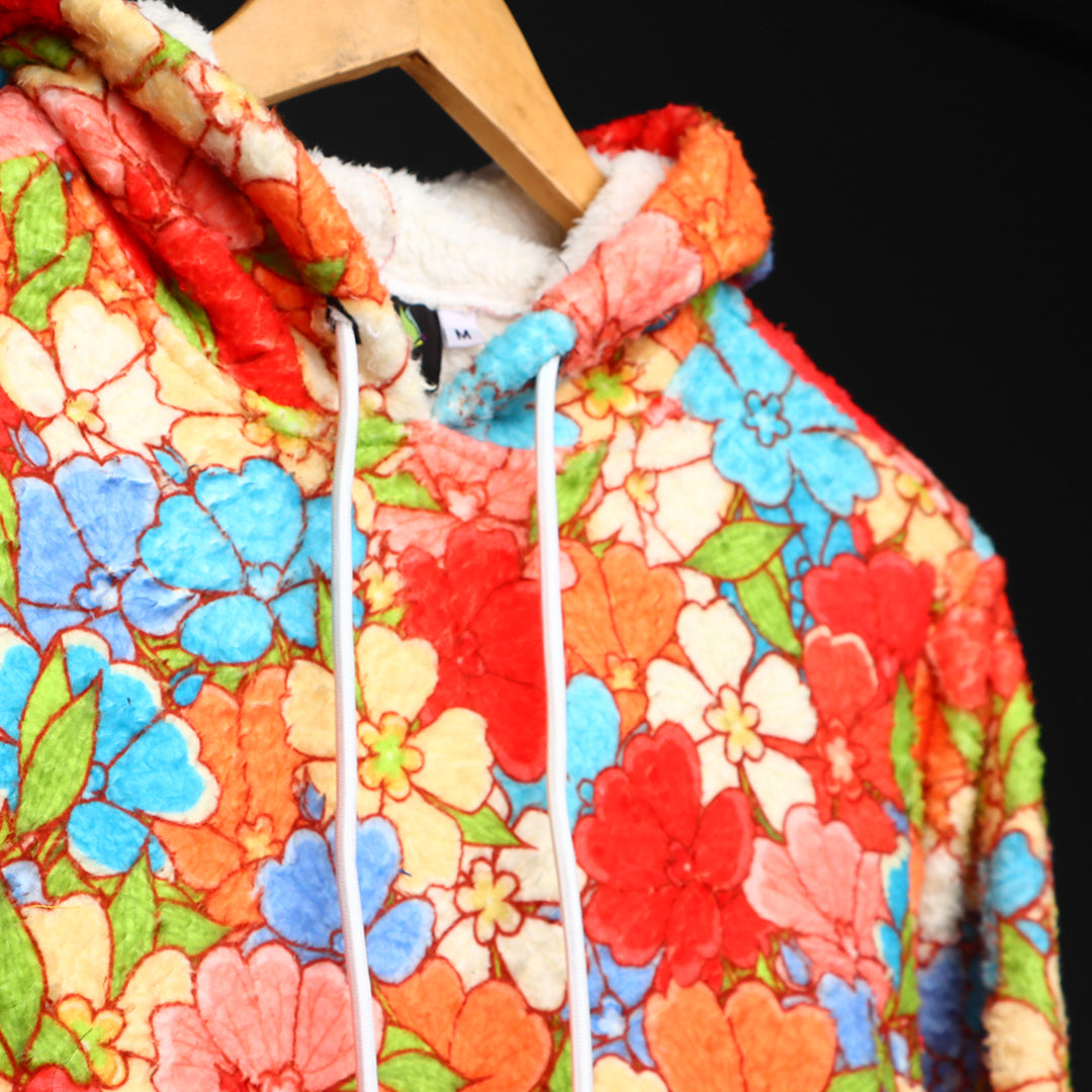 Unisex Printed Fur Hoodie #13