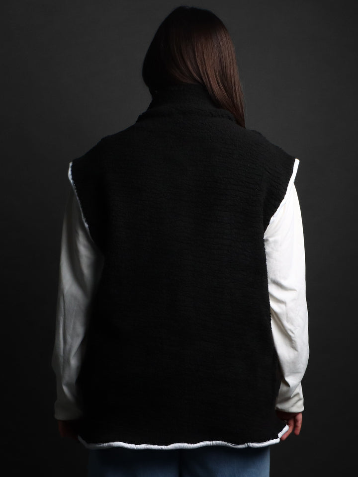 CLOUDFORM UNISEX SLEEVLESS FUR JACKET #17