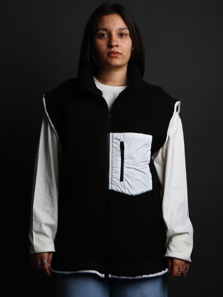 CLOUDFORM UNISEX SLEEVLESS FUR JACKET #17