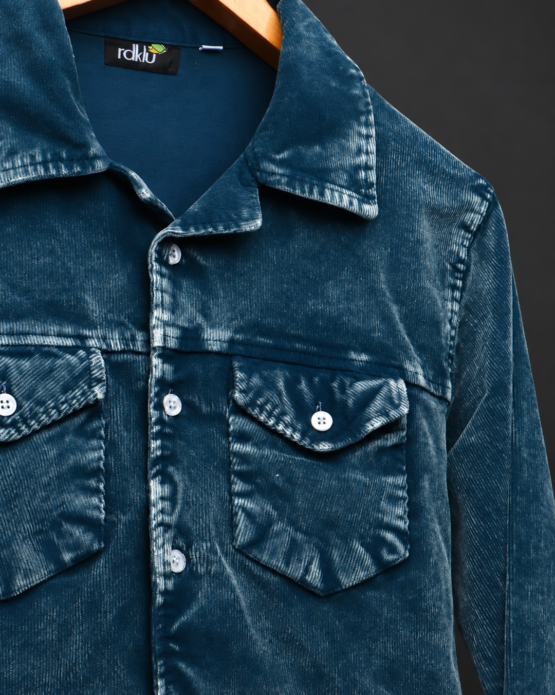 Bluehaven Corduroy acid wash Shirt #168