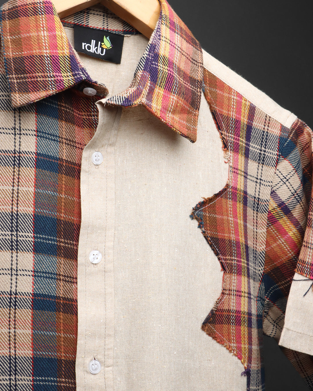 Patchwork Regular Shirt #164