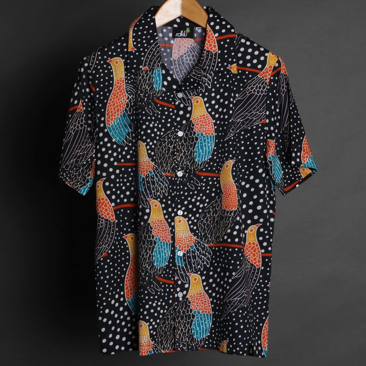 Prints - RDKLU Cuban Collar Shirt For Men#630