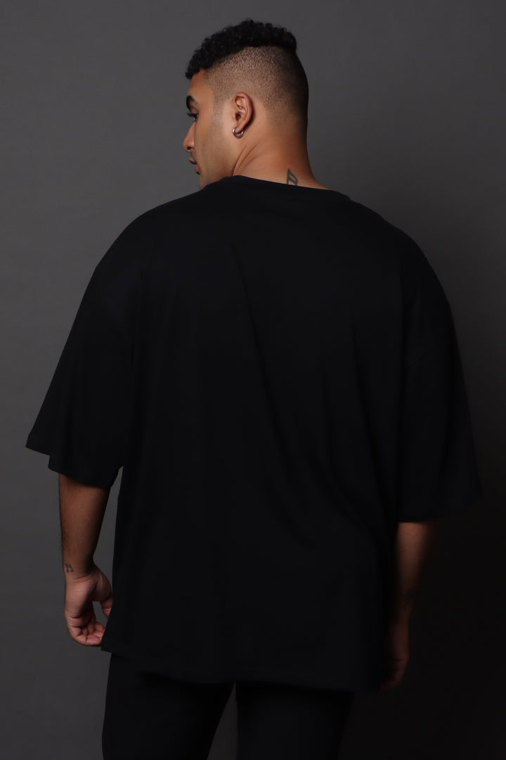 Printed Oversized Tee - MEN'S PRINTED OVER SIZE TEE#70