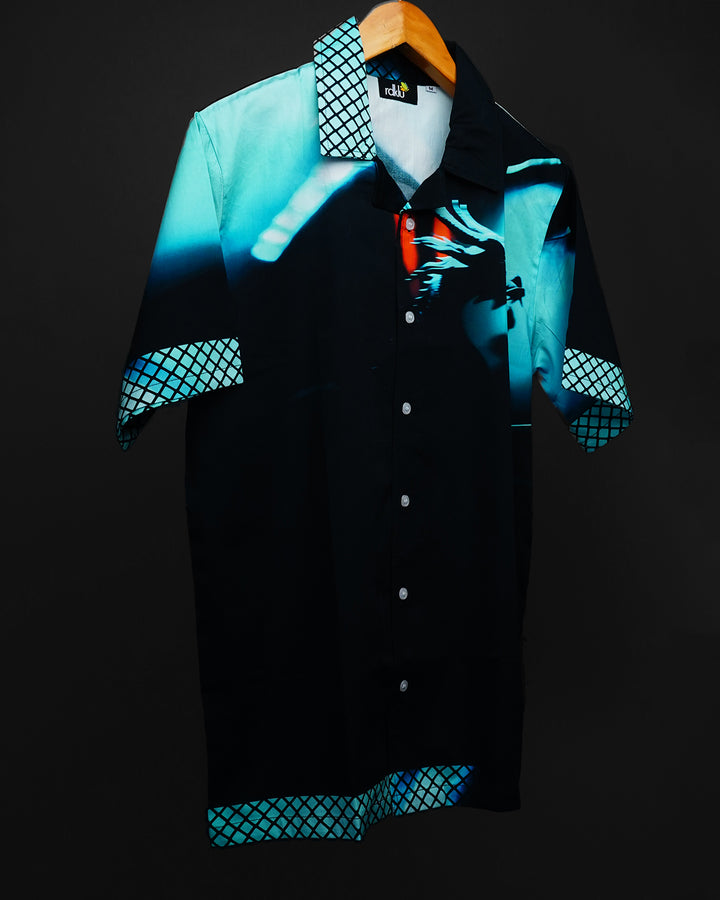 Ember * Cuban Collar Shirt #163