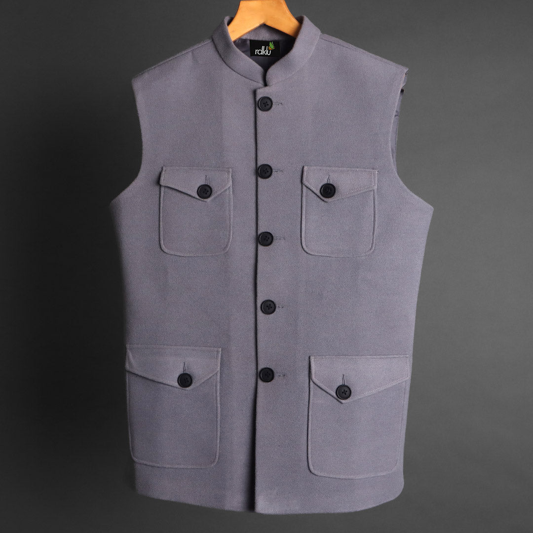 RDKLU Woolen Tweed MEN'S Waist-coat #17