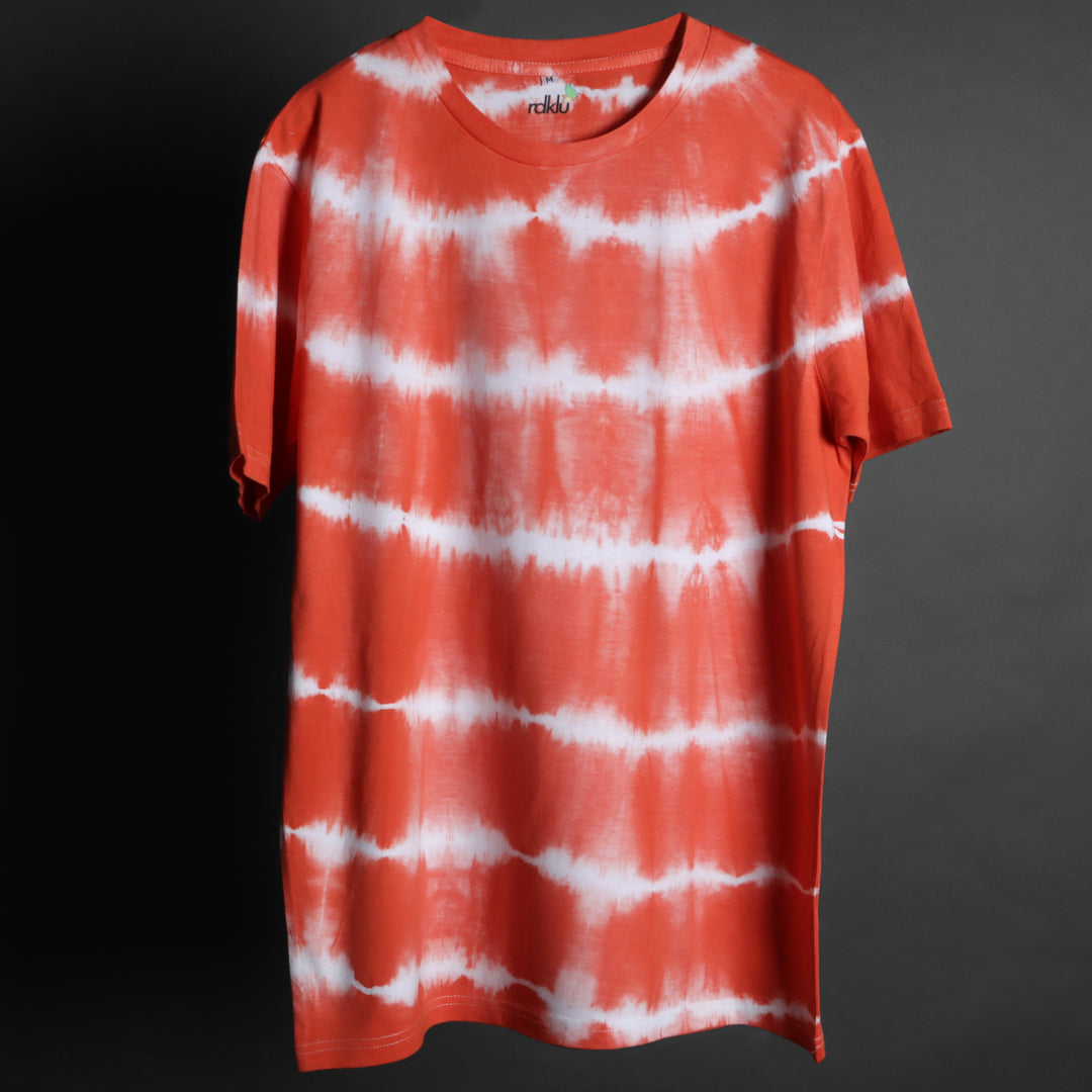 Men Tie And Dyed - RDKLU -Hand Tie & Dye Tee#7