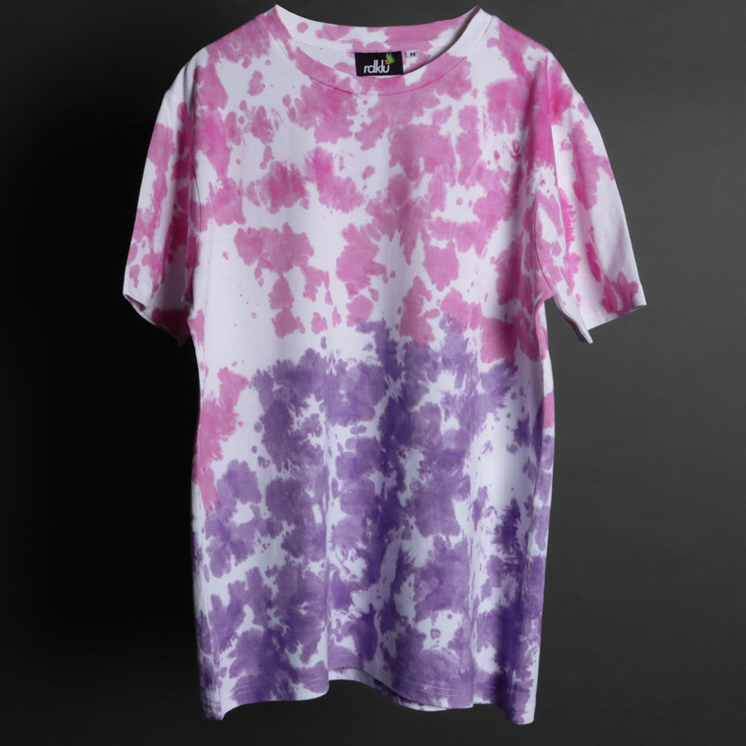 Men Tie And Dyed - RDKLU -Hand Tie & Dye Tee#1