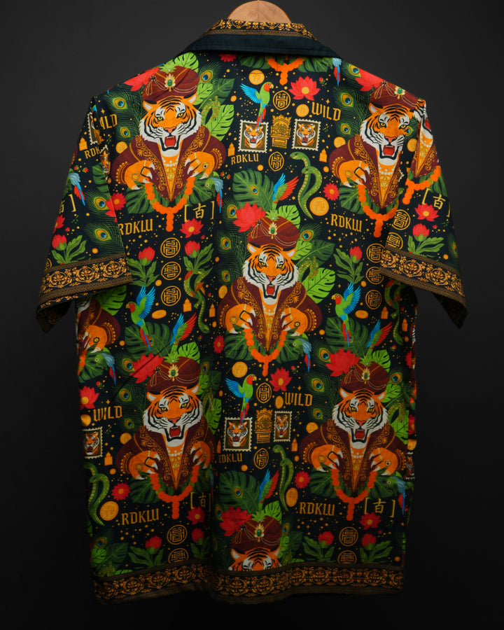 Shikaar * Printed Cuban Collar Shirt #180