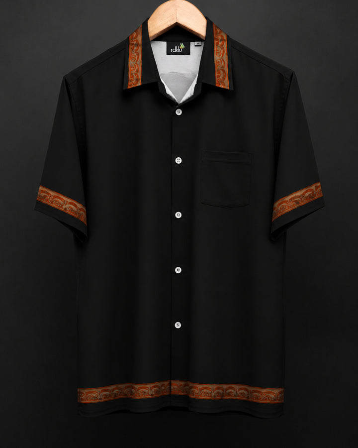 Manuscript * Printed Cuban SHIRT #20