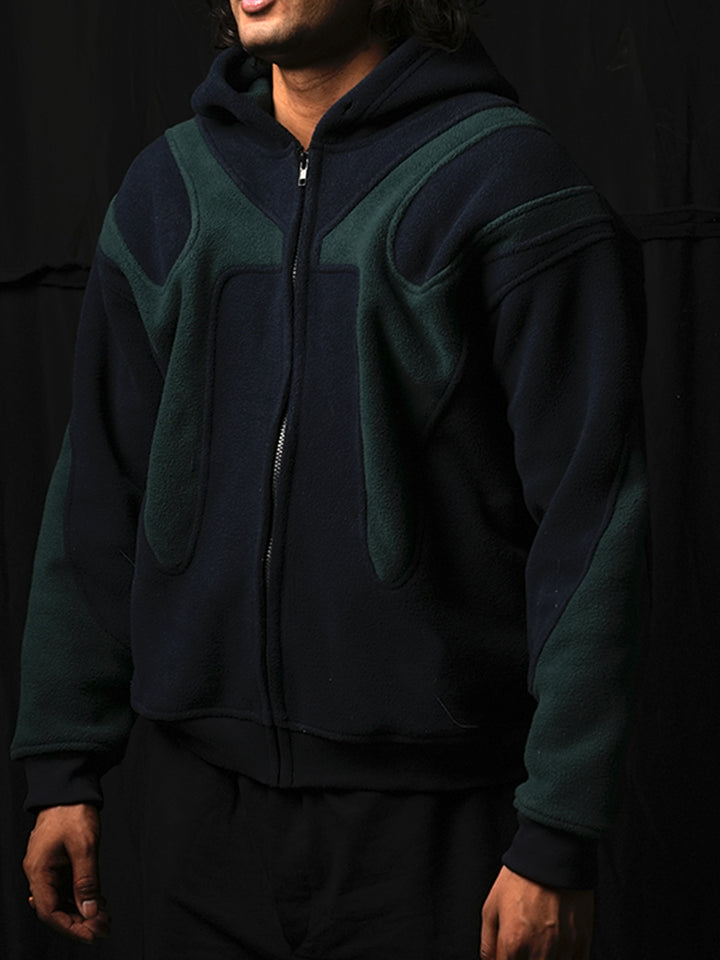 Dualflow Panel Fur Unisex OVER SIZE Hoodie#2