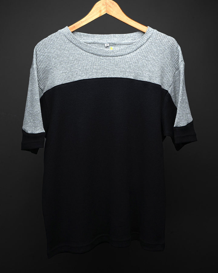 WAFFLE KNIT TEE#4