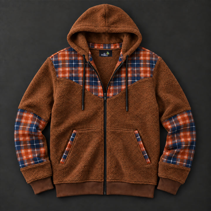UNISEX Copper Trail Fur Flannel Hoodie #37