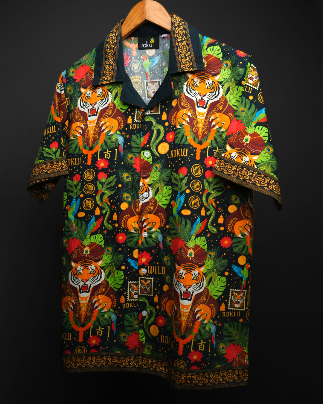 Shikaar * Printed Cuban Collar Shirt #180