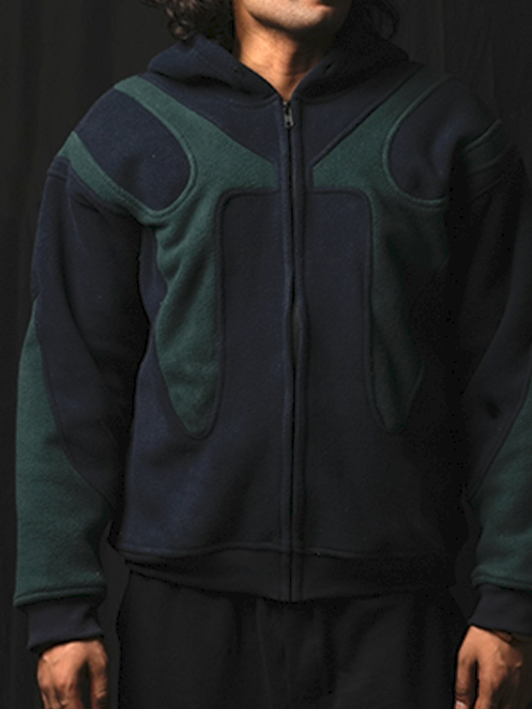 Dualflow Panel Fur Unisex OVER SIZE Hoodie#2