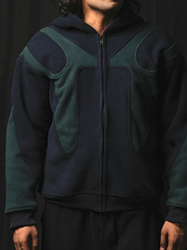 Dualflow Panel Fur Unisex OVER SIZE Hoodie#2