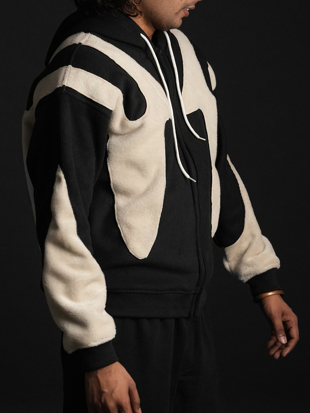 Dualflow Panel Fur Unisex OVER SIZE Hoodie#3