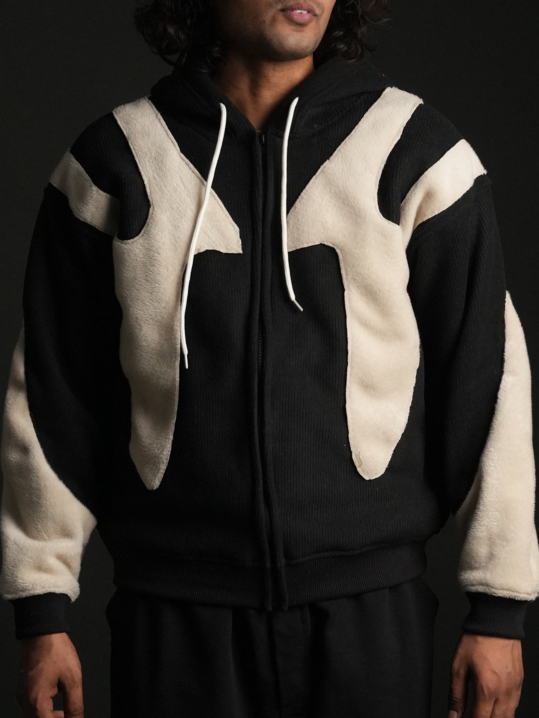 Dualflow Panel Fur Unisex OVER SIZE Hoodie#3