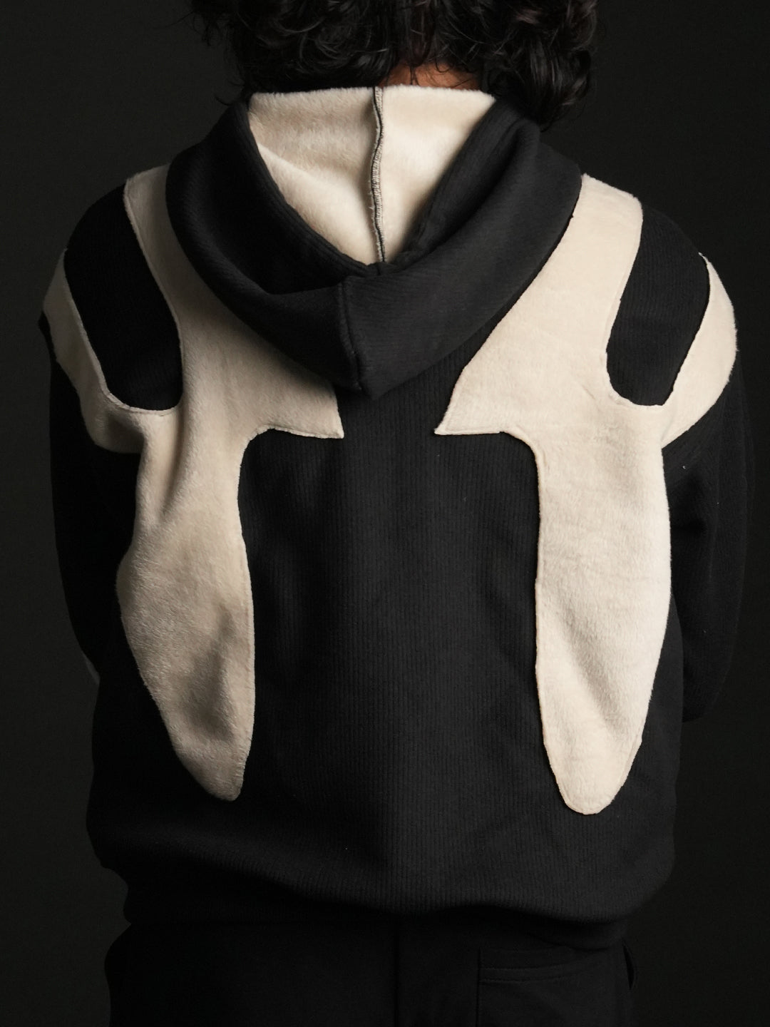 Dualflow Panel Fur Unisex OVER SIZE Hoodie#3