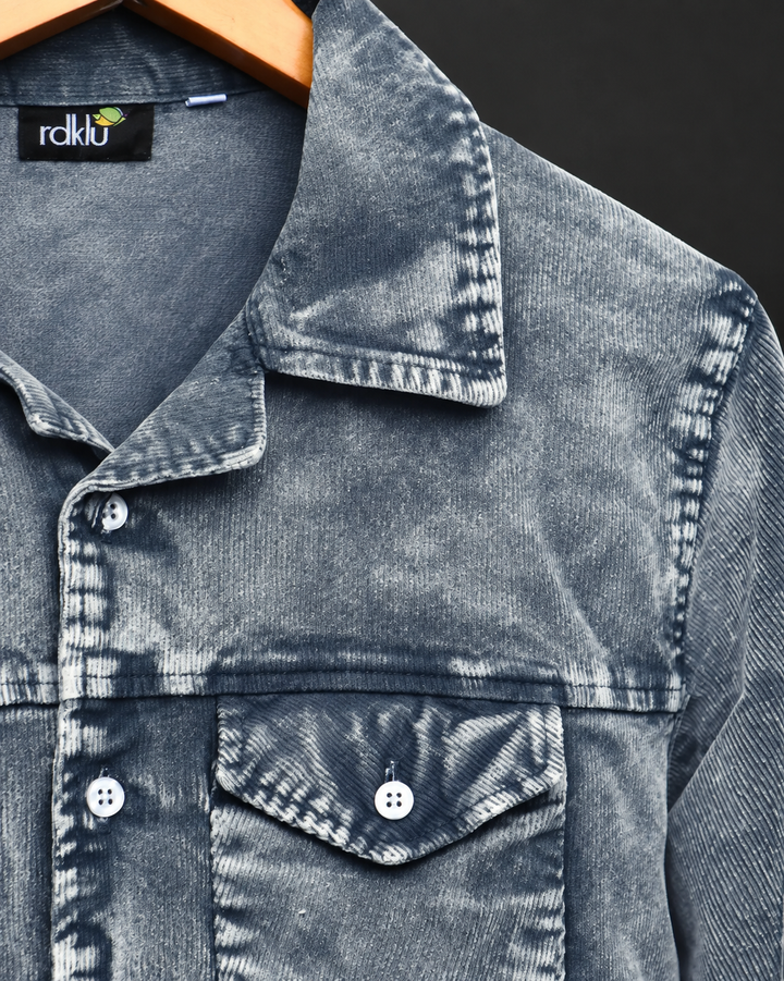 Ashwood Corduroy acid wash Shirt #164