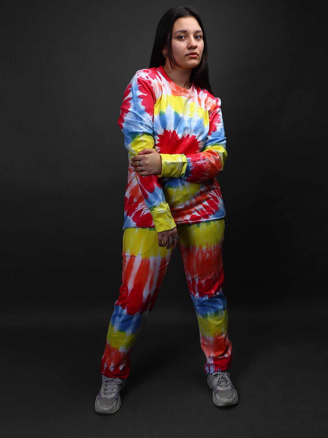 UNISEX * Tie & Dye Co-Ord Sweatshirt Jogger Set#30