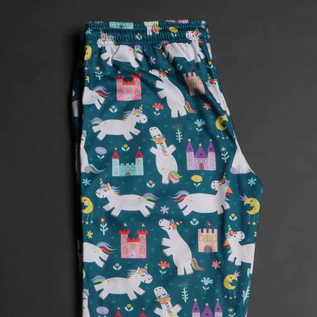 Women's Sweatpants - Unicorn Castle- RDKL WTP#71