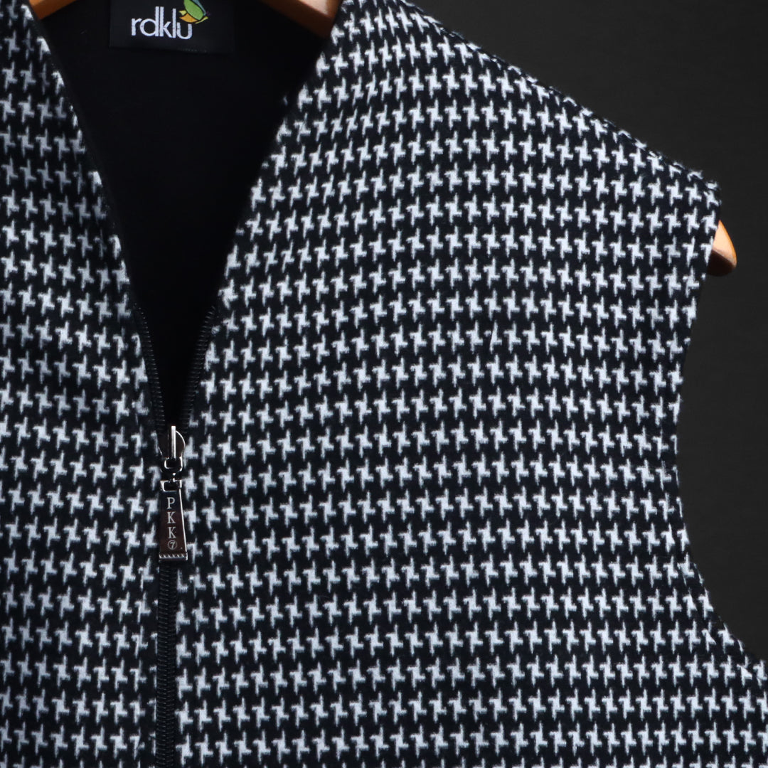 DIPLO HOUNDSTOOTH REVERSIBLE JACKET #12