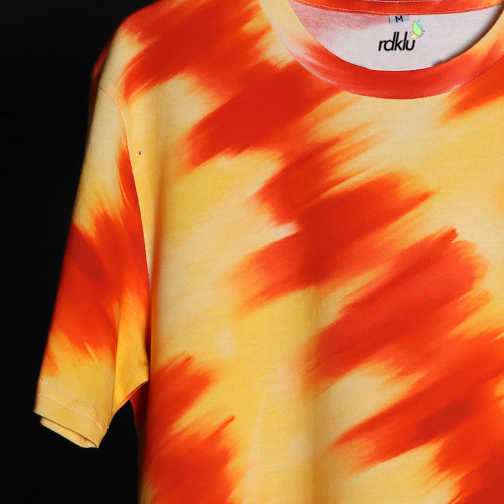 Men Tie And Dyed - RDKLU - Digitally Printed Tie & Dye Tee#31