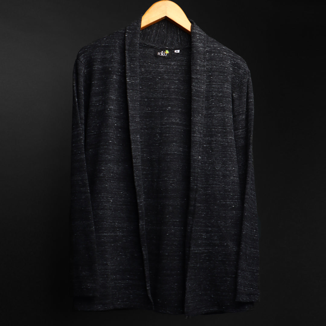 Charcoal Knit SHRUG #35 - Main Image