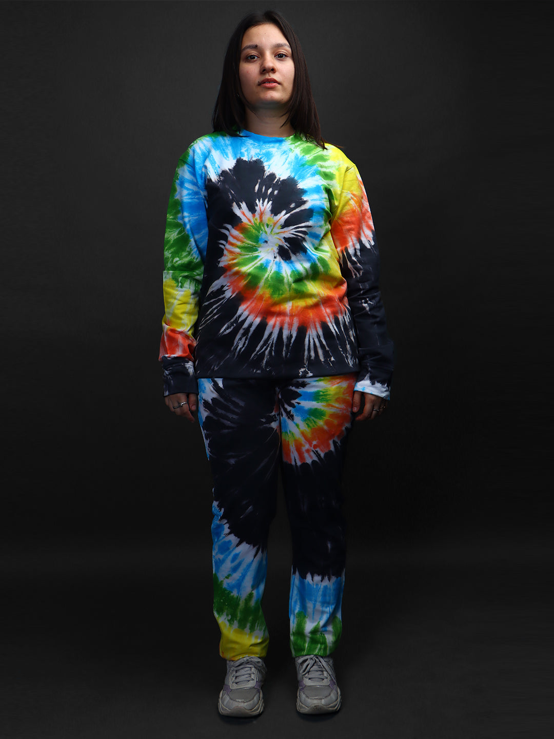 UNISEX * Tie & Dye Co-Ord Sweatshirt Jogger Set#29