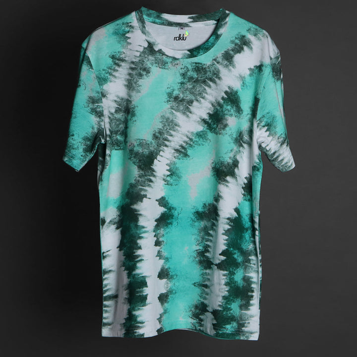 Men Tie And Dyed - RDKLU - Digitally Printed Tie & Dye Tee#32