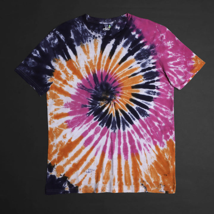 Men Tie And Dyed - Men's  Tie & Dye Co-Ord Tee Jogger Set#18