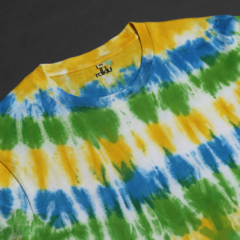 Men Tie And Dyed - Men's  Tie & Dye Co-Ord Tee Jogger Set#19